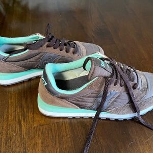 Saucony (Original) Jazz. Size 8. Brown/Mint